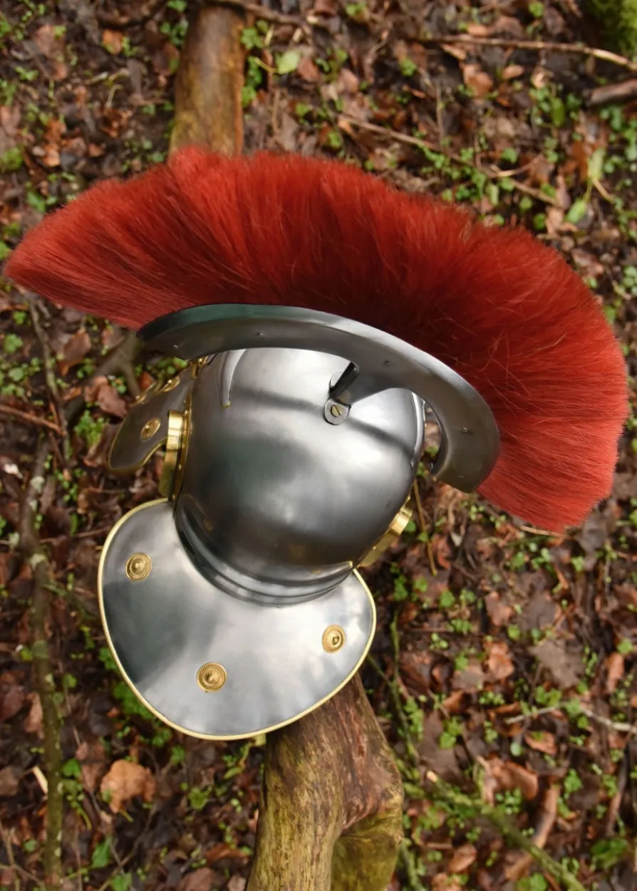 Römischer Offiziershelm mit Helmbusch (Centurio)