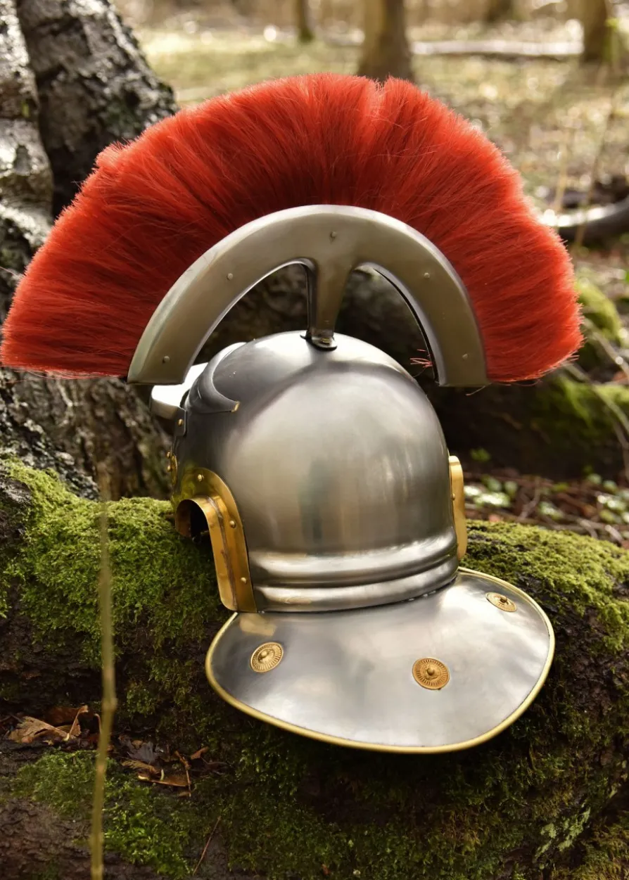 Römischer Offiziershelm mit Helmbusch (Centurio)