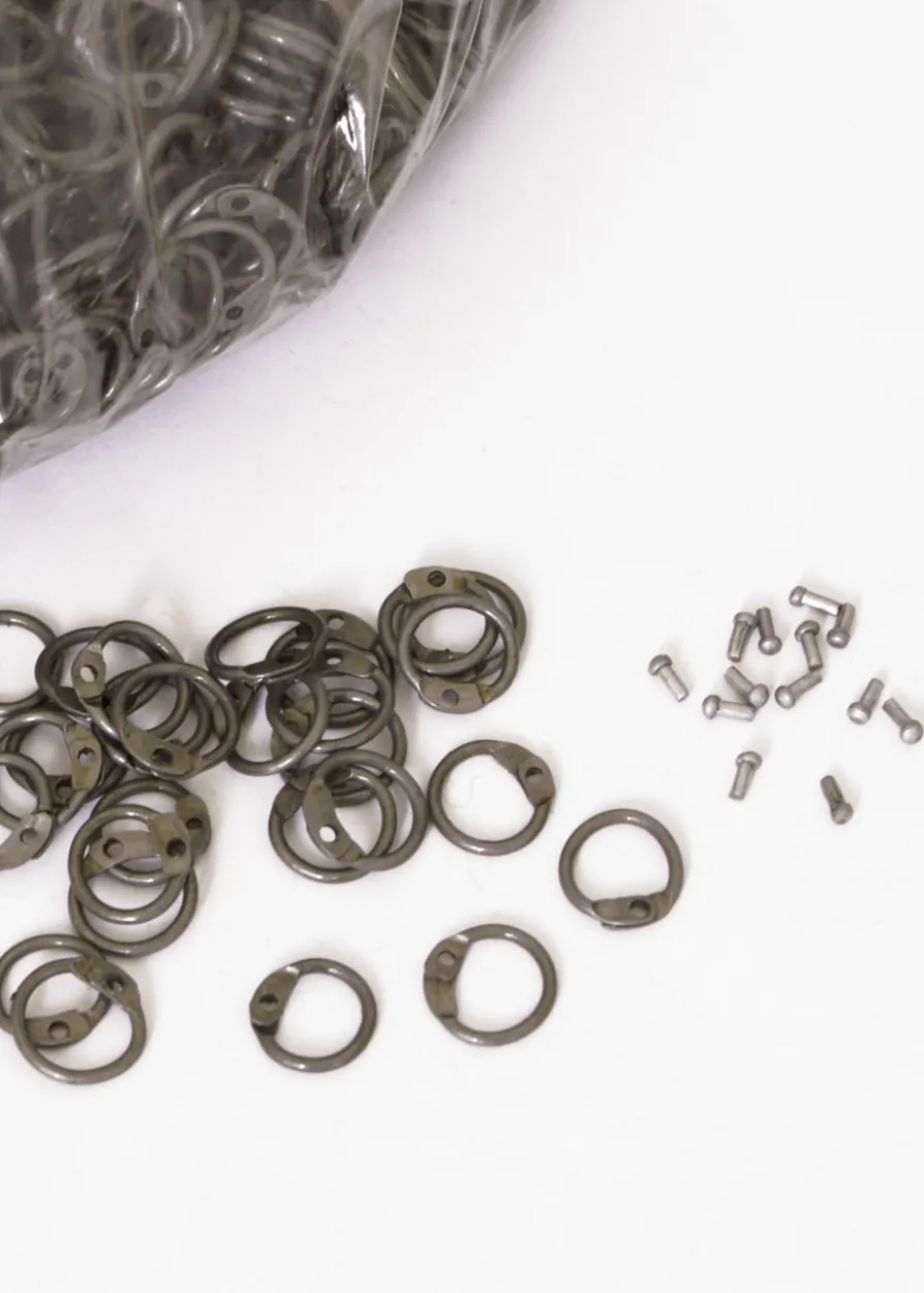 RRR 1 kg lose runde Ringe zum Vernieten, ID 8mm, unbehandelt