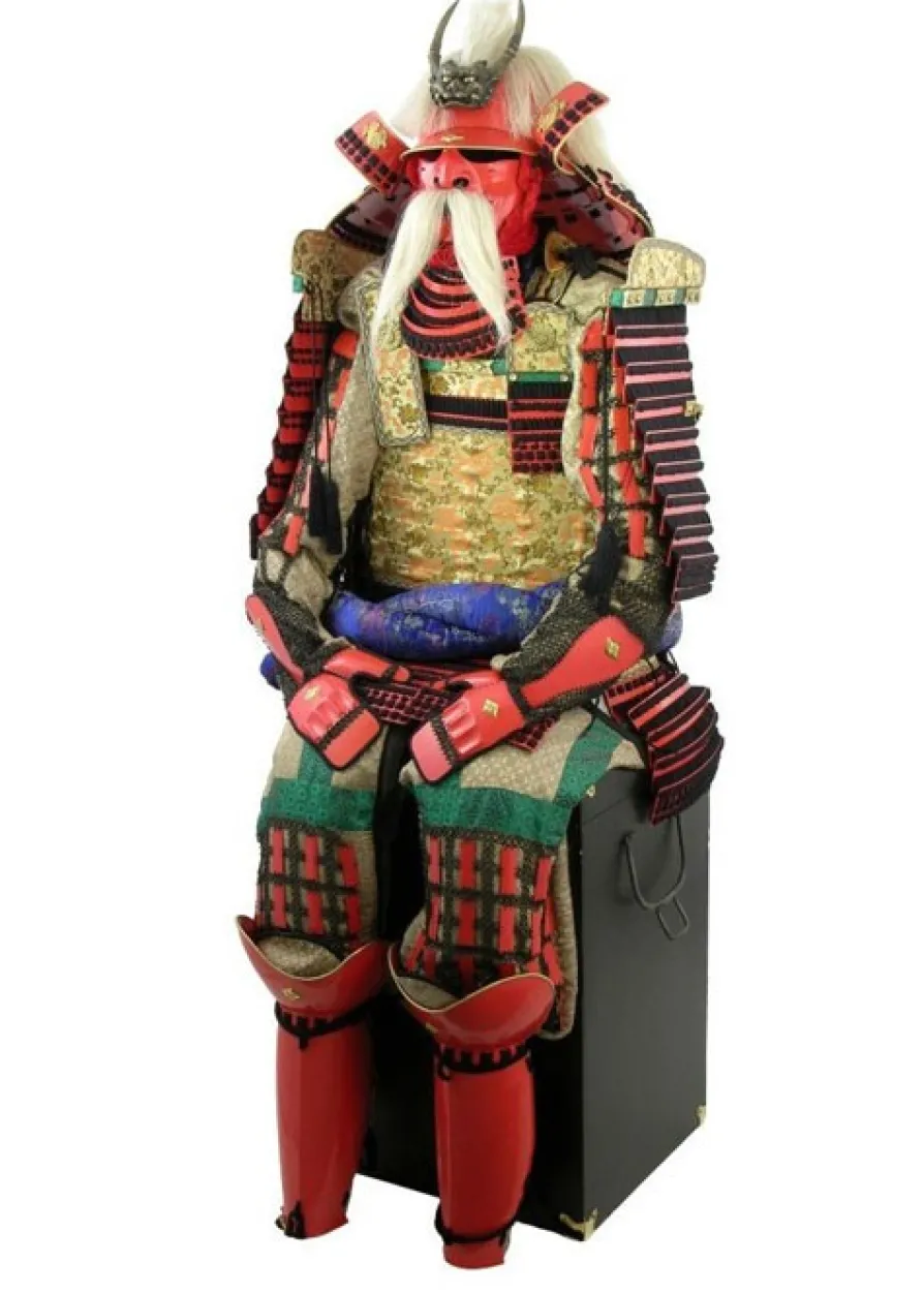 Rüstung des Samurai-Kriegers Takeda Shingen