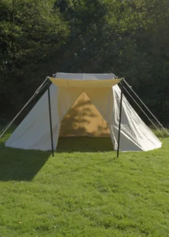 Sachsenzelt Jorvik, 5 x 7 m, 425 gsm, naturfarben