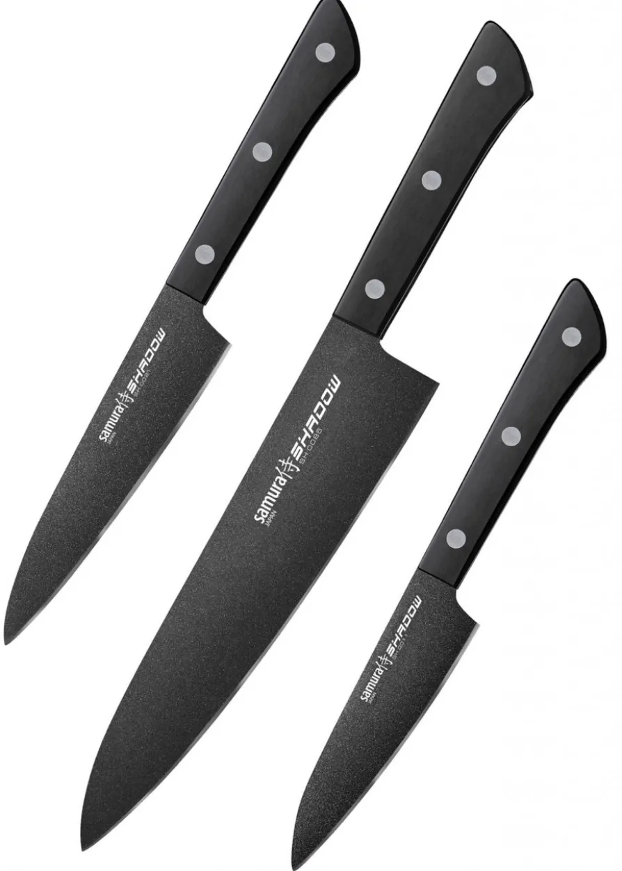 Samura Shadow 3-teiliges Messerset