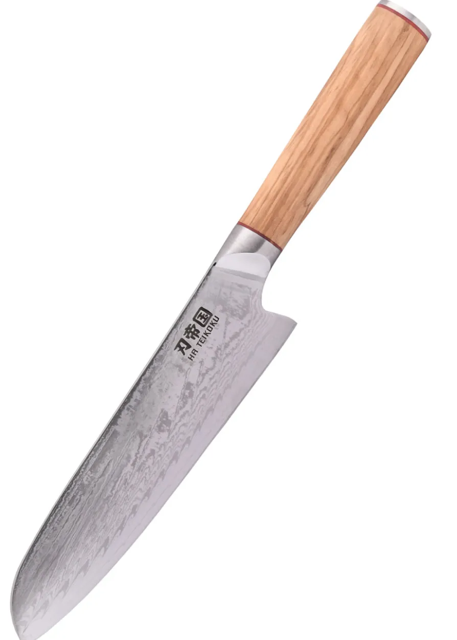 Santoku, Damaststahl