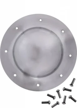 Schildbuckel mit Nieten, 21,5 cm