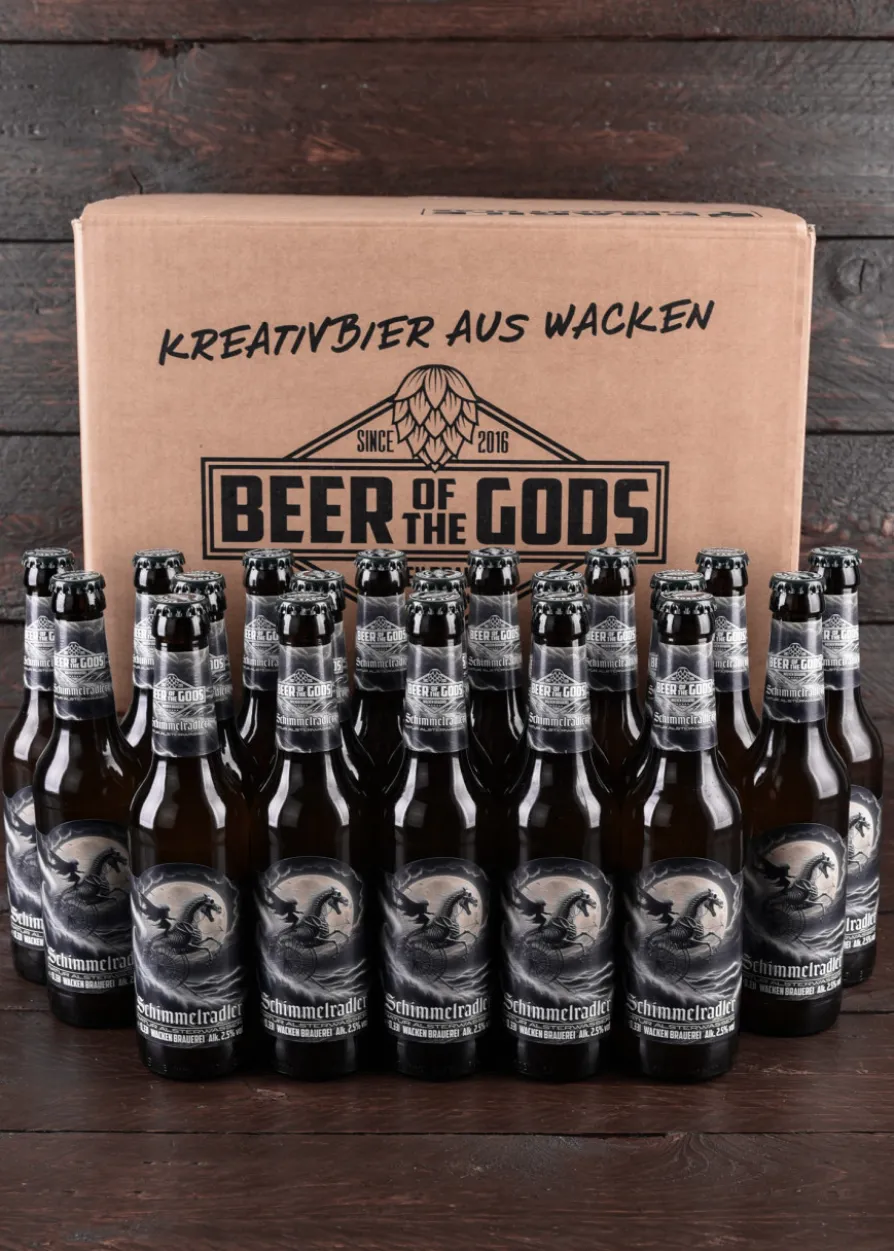Schimmelradler - Natur Alsterwasser, 0,33l Flasche - Wacken Brauerei