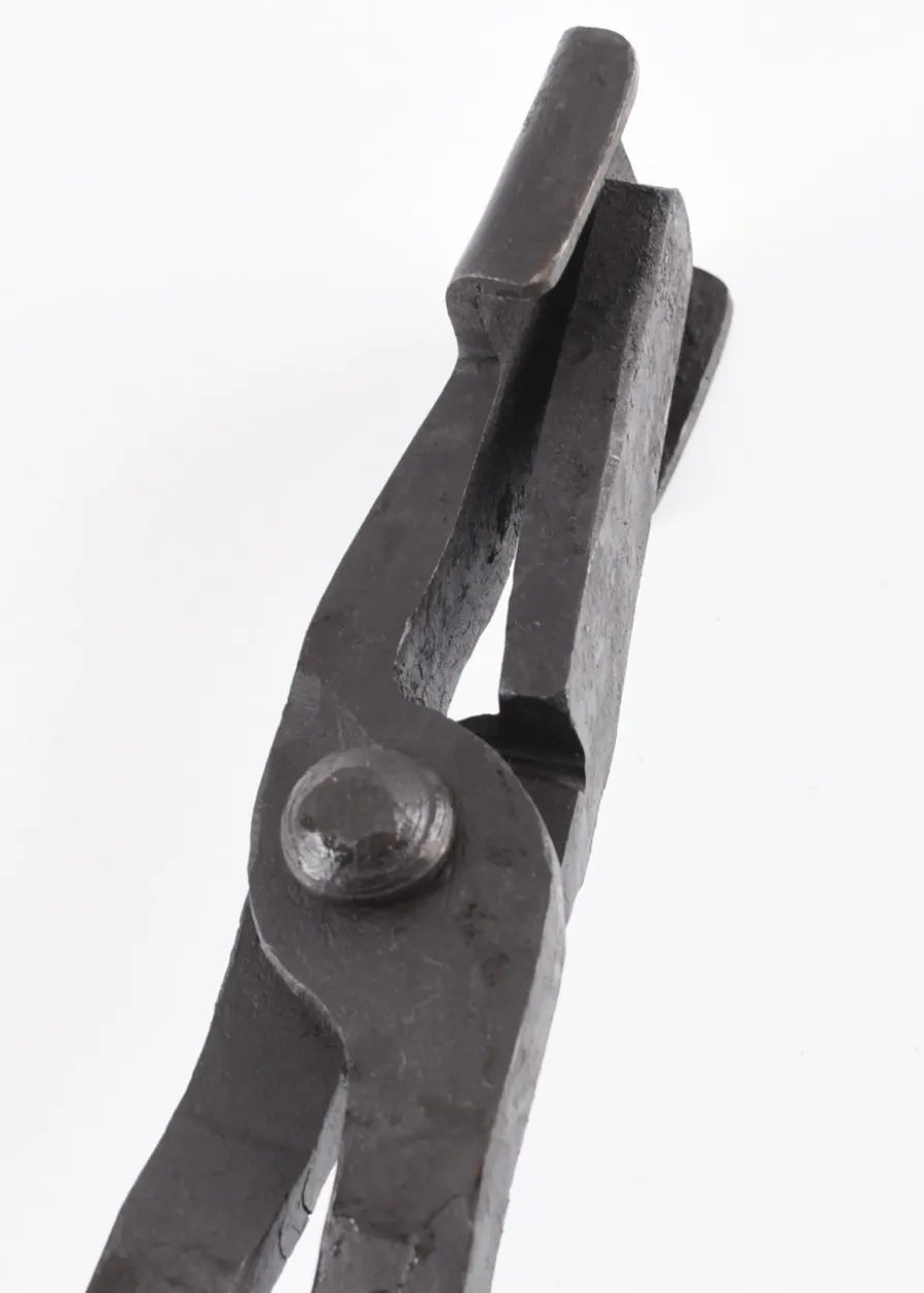 Schlossmaulzange, Schmiedezange, handgeschmiedet, 45 x 20 mm