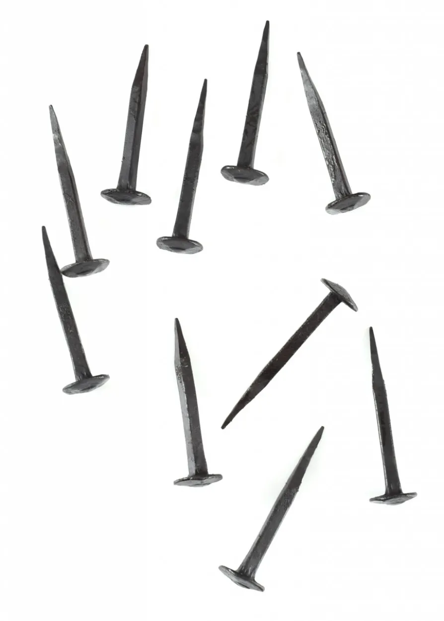 Schmiedenägel, 50 mm lang, 10 Stück