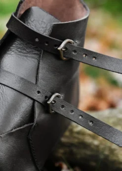 Schnallenschuhe, dunkelbraun