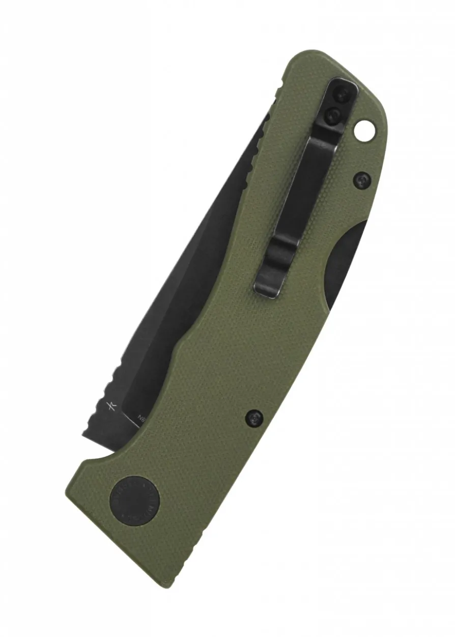 Schnitzel KVAR, Outdoor Taschenmesser, grün, schwarz