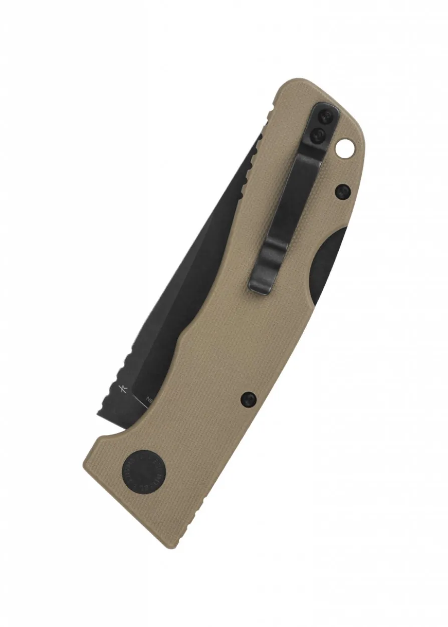 Schnitzel KVAR, Outdoor Taschenmesser, sand, schwarz