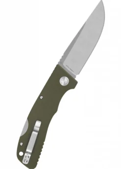 Schnitzel KVAR, Outdoor Taschenmesser, grün, stonewashed