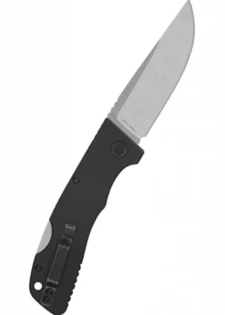 Schnitzel KVAR, Outdoor Taschenmesser schwarz, stonewashed