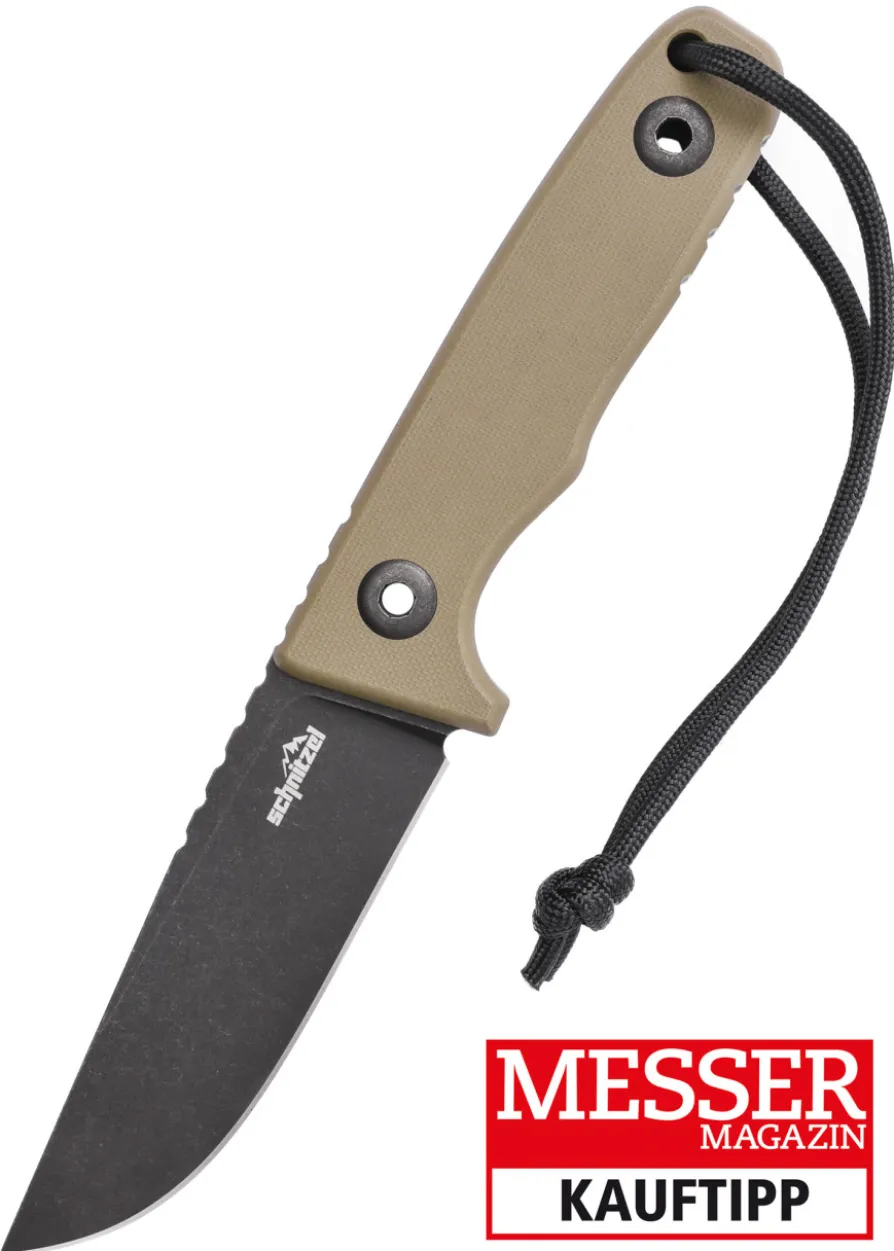 Schnitzel TRI, Outdoormesser, sand