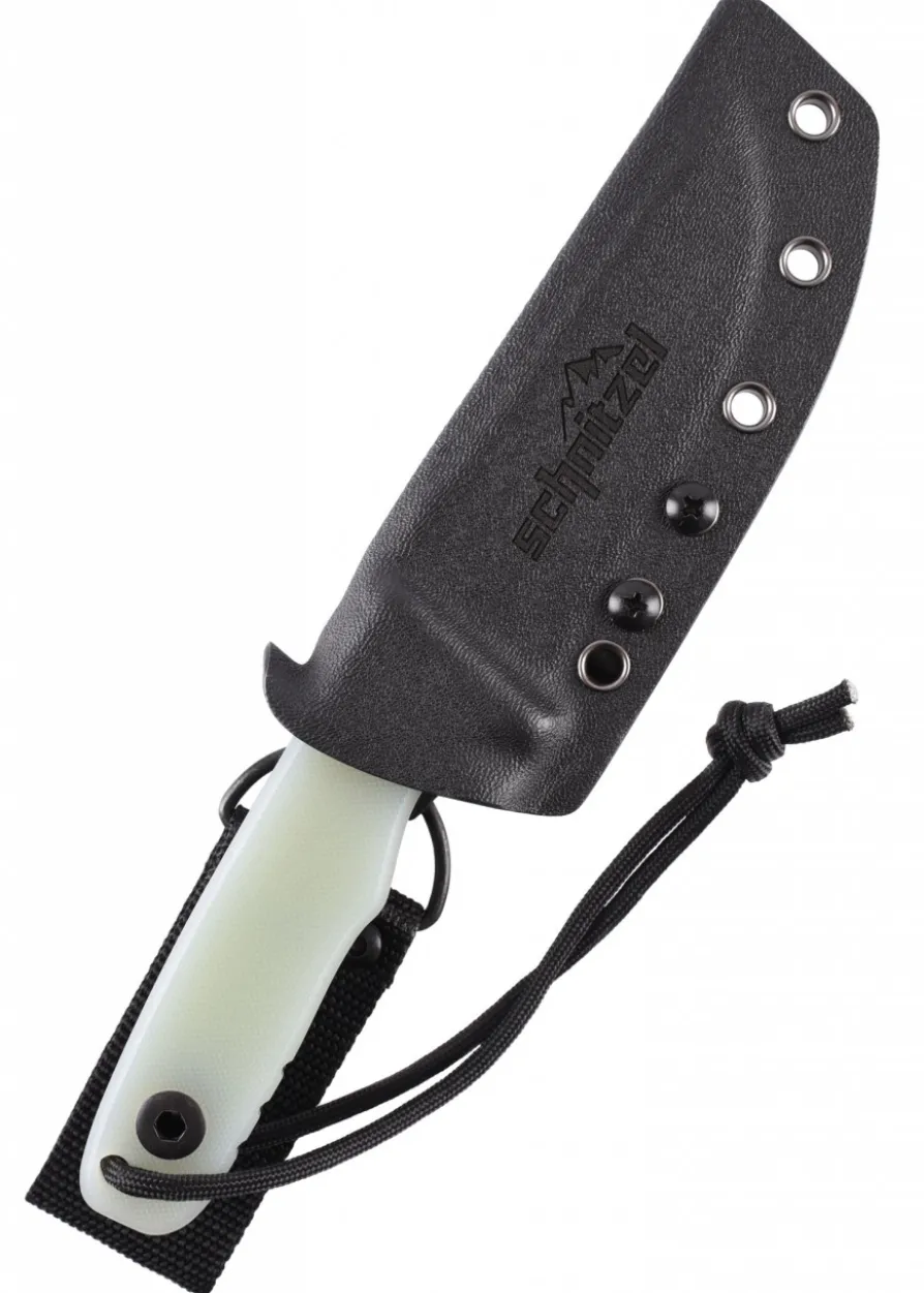Schnitzel TRI, Outdoormesser, jade