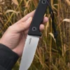 Schnitzel TRI, Outdoormesser, schwarz