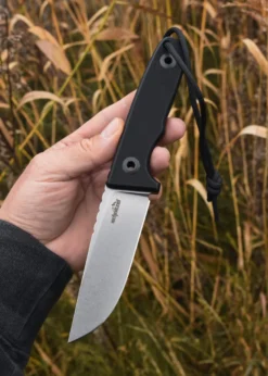 Schnitzel TRI, Outdoormesser, schwarz