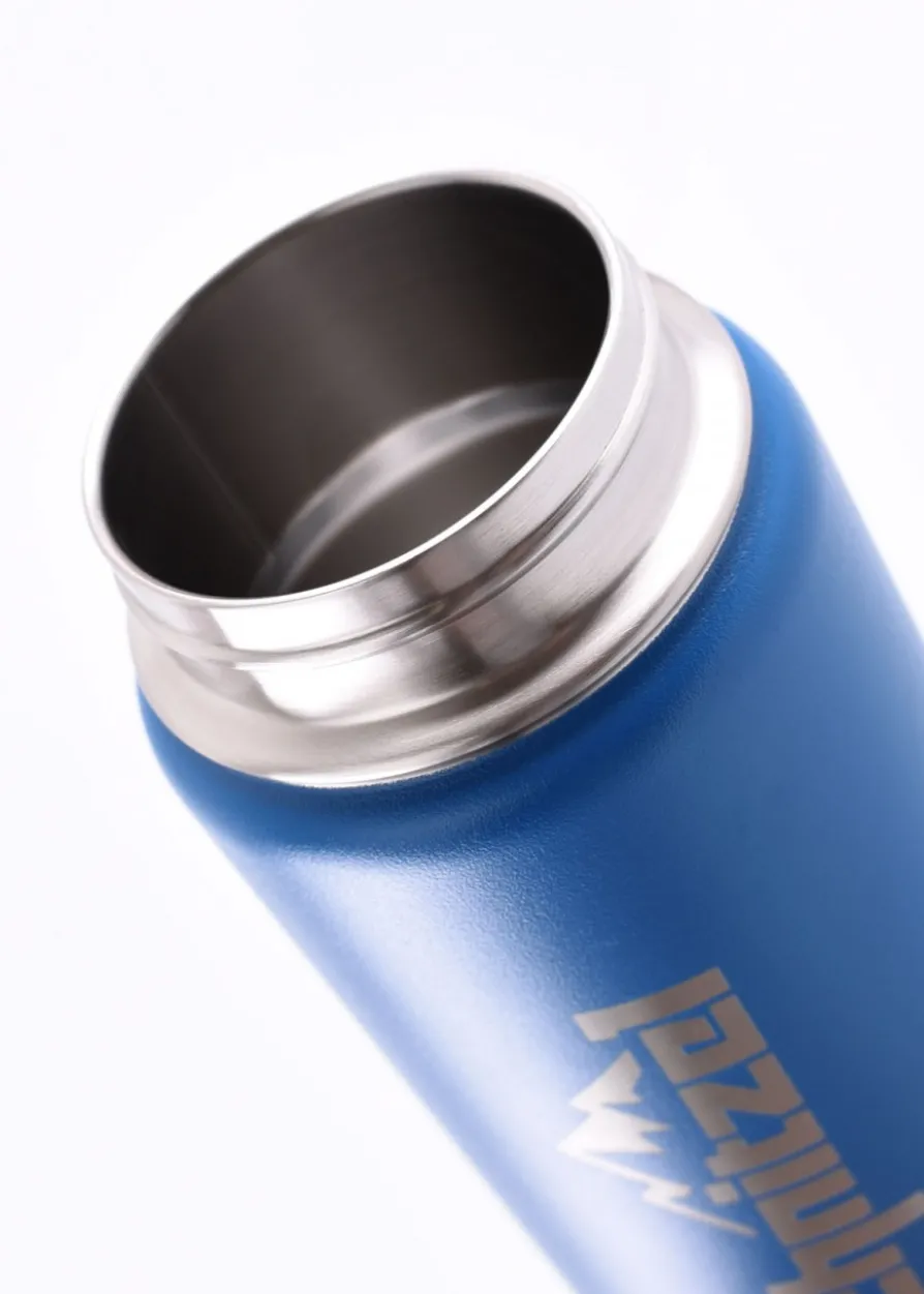 Schnitzel UJO Edelstahl Trinkflasche, isoliert, 530 ml, Blau