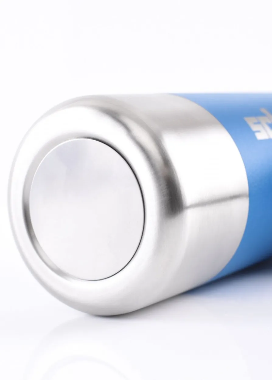 Schnitzel UJO Edelstahl Trinkflasche, isoliert, 530 ml, Blau