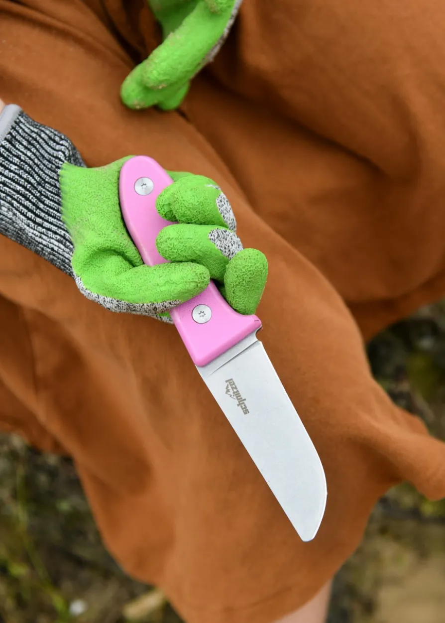 Schnitzel UNU, Kinderschnitzmesser, pink