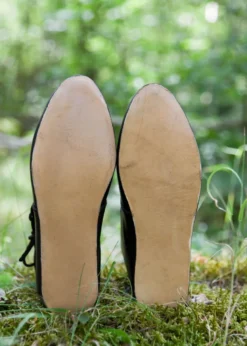Schnürschuhe, dunkelbraun, halbhoch, seitlich geschnürt, Ulfberth