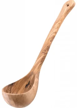 Schöpfkelle aus Olivenholz, ca. 35 cm