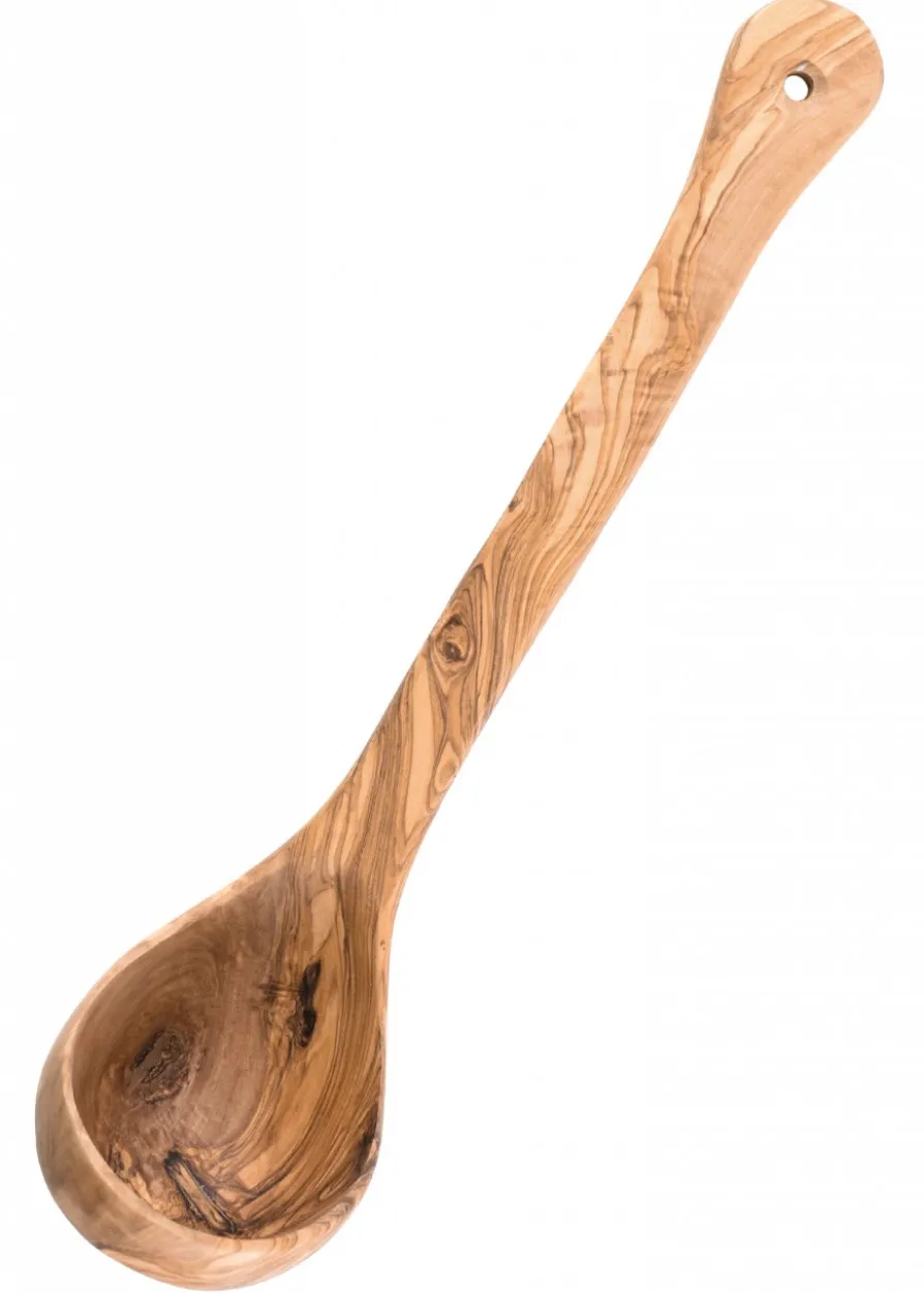 Schöpfkelle aus Olivenholz, ca. 35 cm
