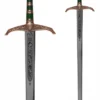 Schwert Robin Hood, goldfarben, mit Zierätzung, Marto