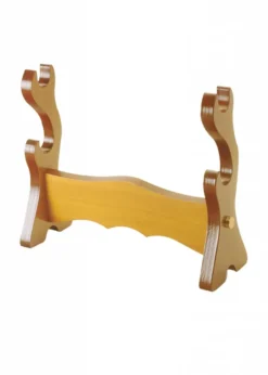 Schwertständer für zwei Schwerter, aus hellem Holz, Marto