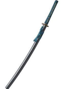 Shikoto Hammer-Forged Longquan Master Teal Katana