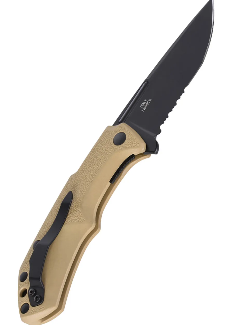 Sig Sauer M1, Wellenschliff, TAN, Taktisches Taschenmesser
