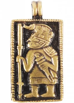 Skandinavisches Amulett, Schmuckanhänger aus der Vendelzeit, 6.-7. Jahrhundert