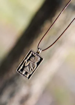 Skandinavisches Amulett, Schmuckanhänger aus der Vendelzeit, 6.-7. Jahrhundert