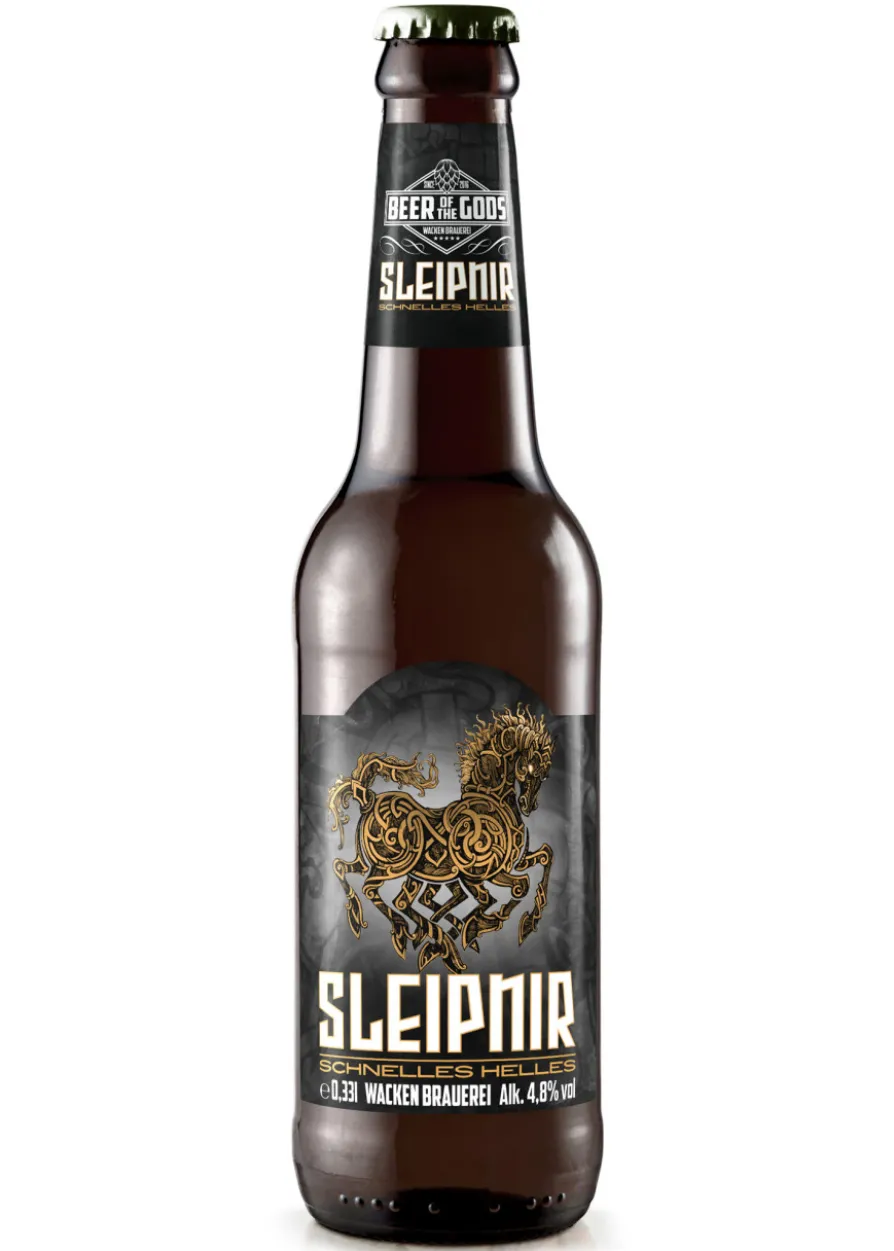 Sleipnir - Schnelles Helles, 0,33l Flasche - Wacken Brauerei