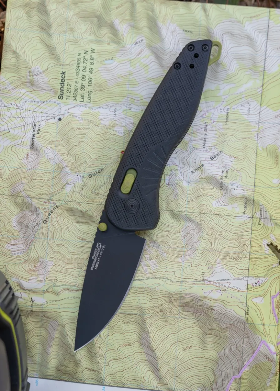 SOG AEGIS AT - BLACK, MOSS, Taschenmesser