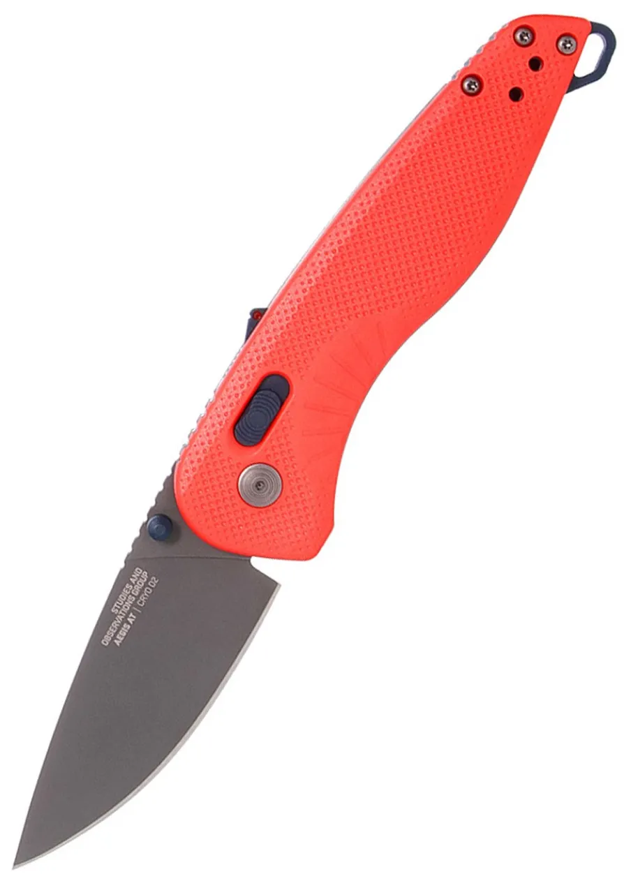 SOG AEGIS AT - RESCUE RED, INDIGO, Taschenmesser