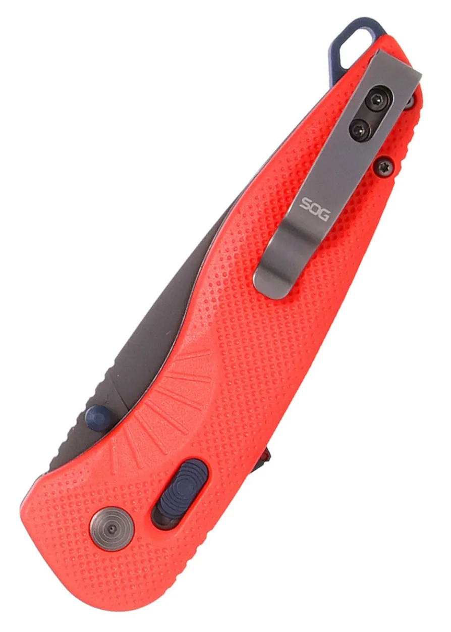 SOG AEGIS AT - RESCUE RED, INDIGO, Taschenmesser