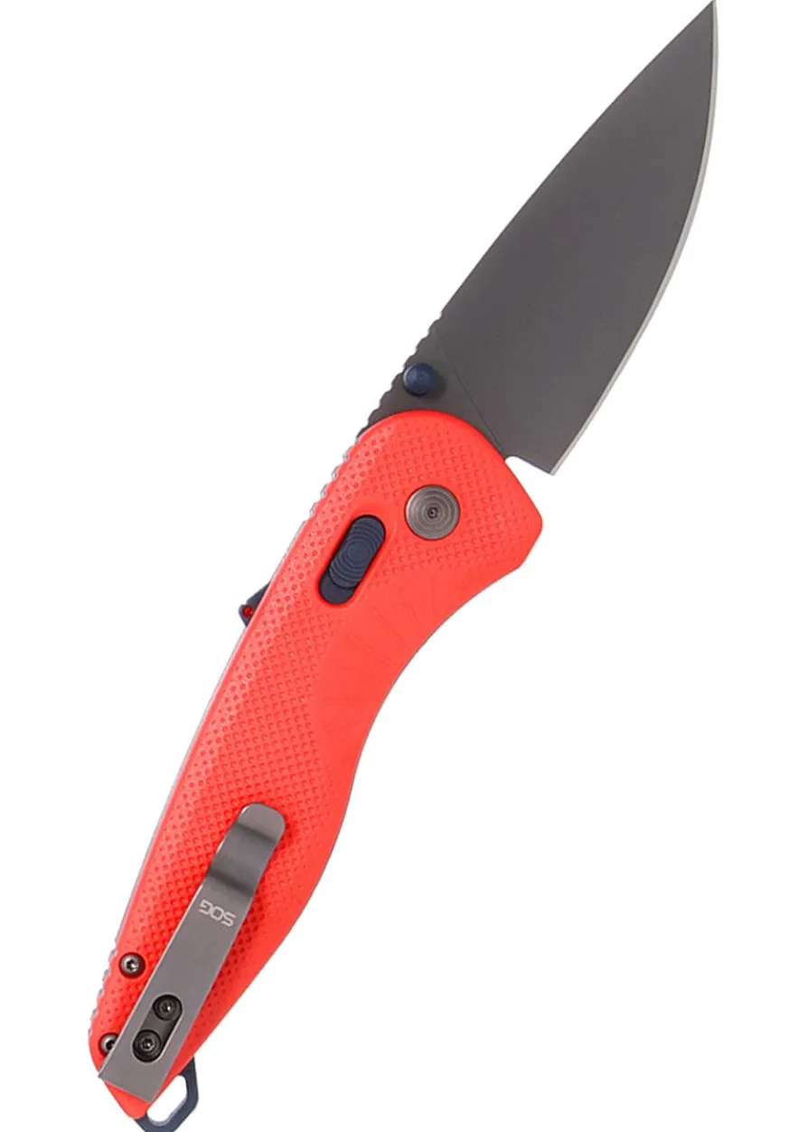 SOG AEGIS AT - RESCUE RED, INDIGO, Taschenmesser