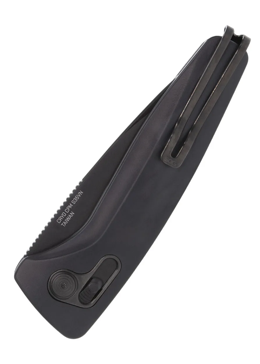 SOG ONE-ZERO AU, BLACK, CHROME, Taschenmesser