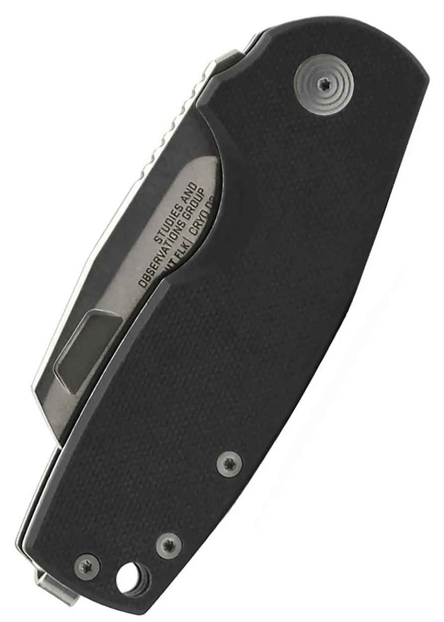 SOG STOUT FLK CLEAVER BLACK, STONEWASH, Taschenmesser