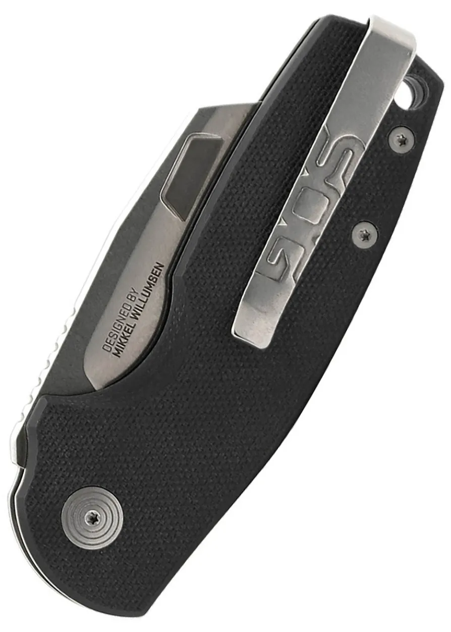 SOG STOUT FLK CLEAVER BLACK, STONEWASH, Taschenmesser