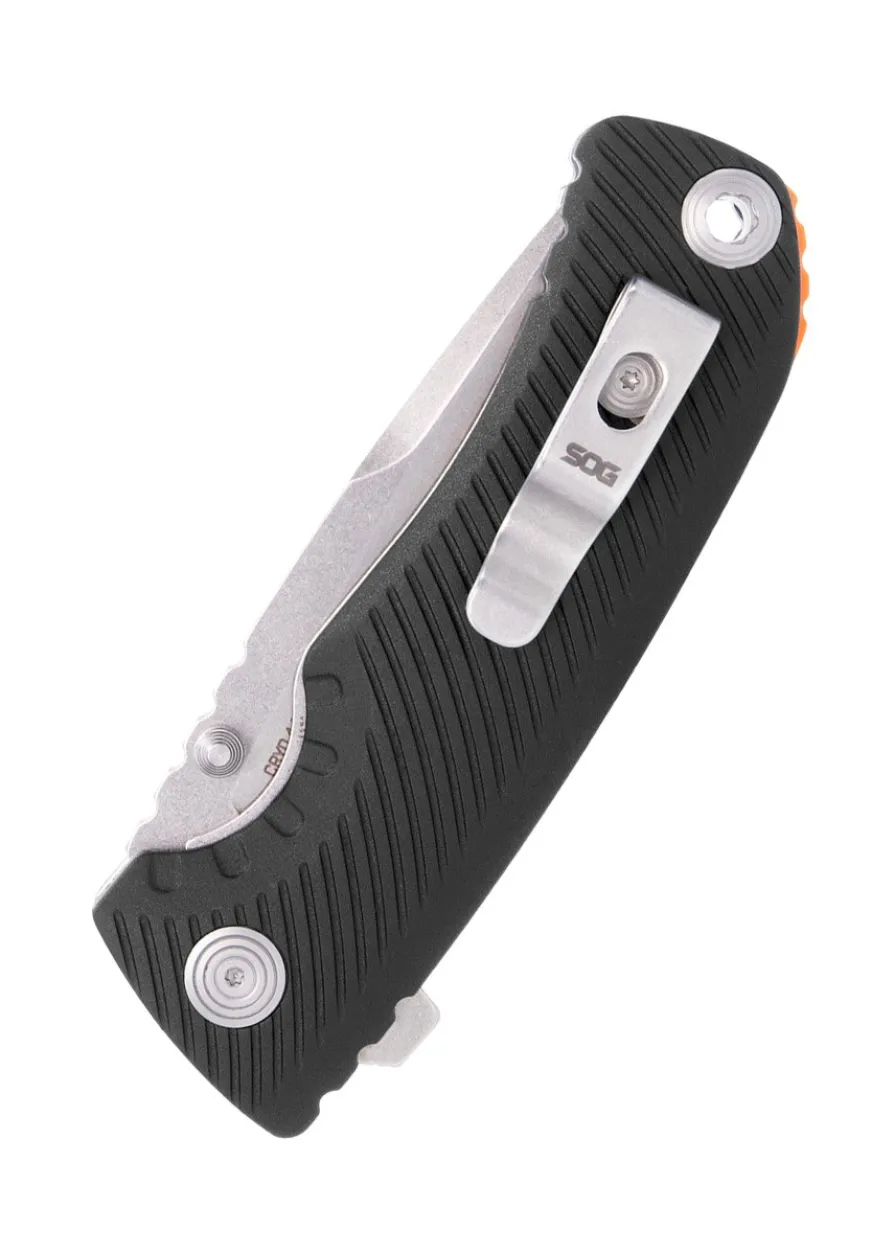 SOG TELLUS ATK - BLACK + BLAZE ORANGE, Taschenmesser