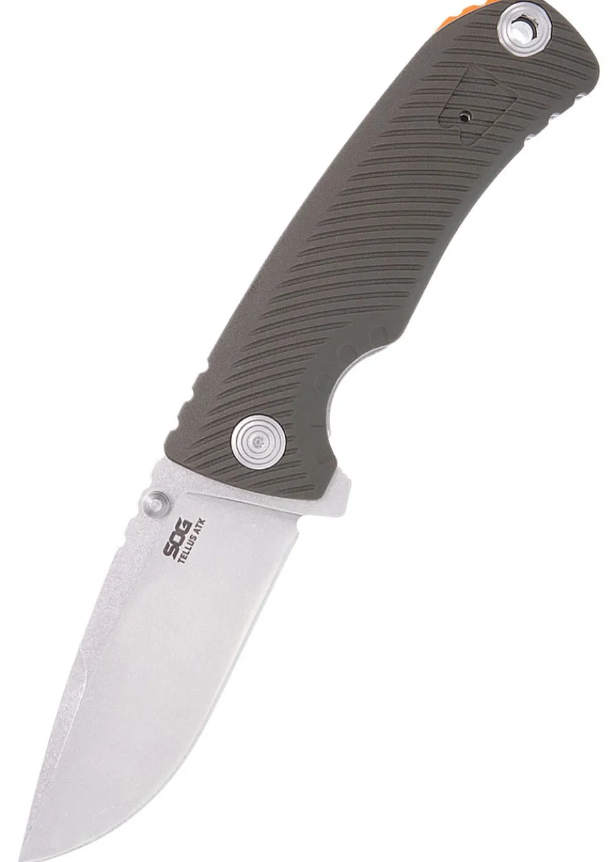 SOG TELLUS ATK - OD + ORANGE, Taschenmesser