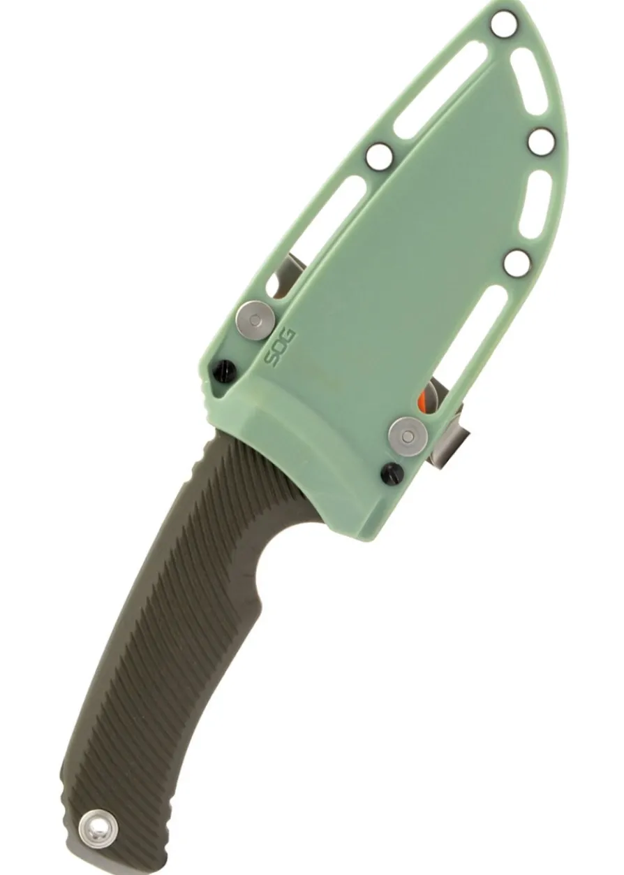 SOG TELLUS FX, OLIVE DRAB, Feststehendes Messer