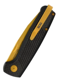 SOG TERMINUS SJ LTE, CARBON + GOLD, Taschenmesser