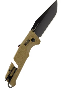 SOG TRIDENT AT - FLAT DARK EARTH - TANTO, Taschenmesser