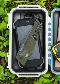 SOG TRIDENT AT - OLIVE DRAB Teilwellenschliff, Taschenmesser