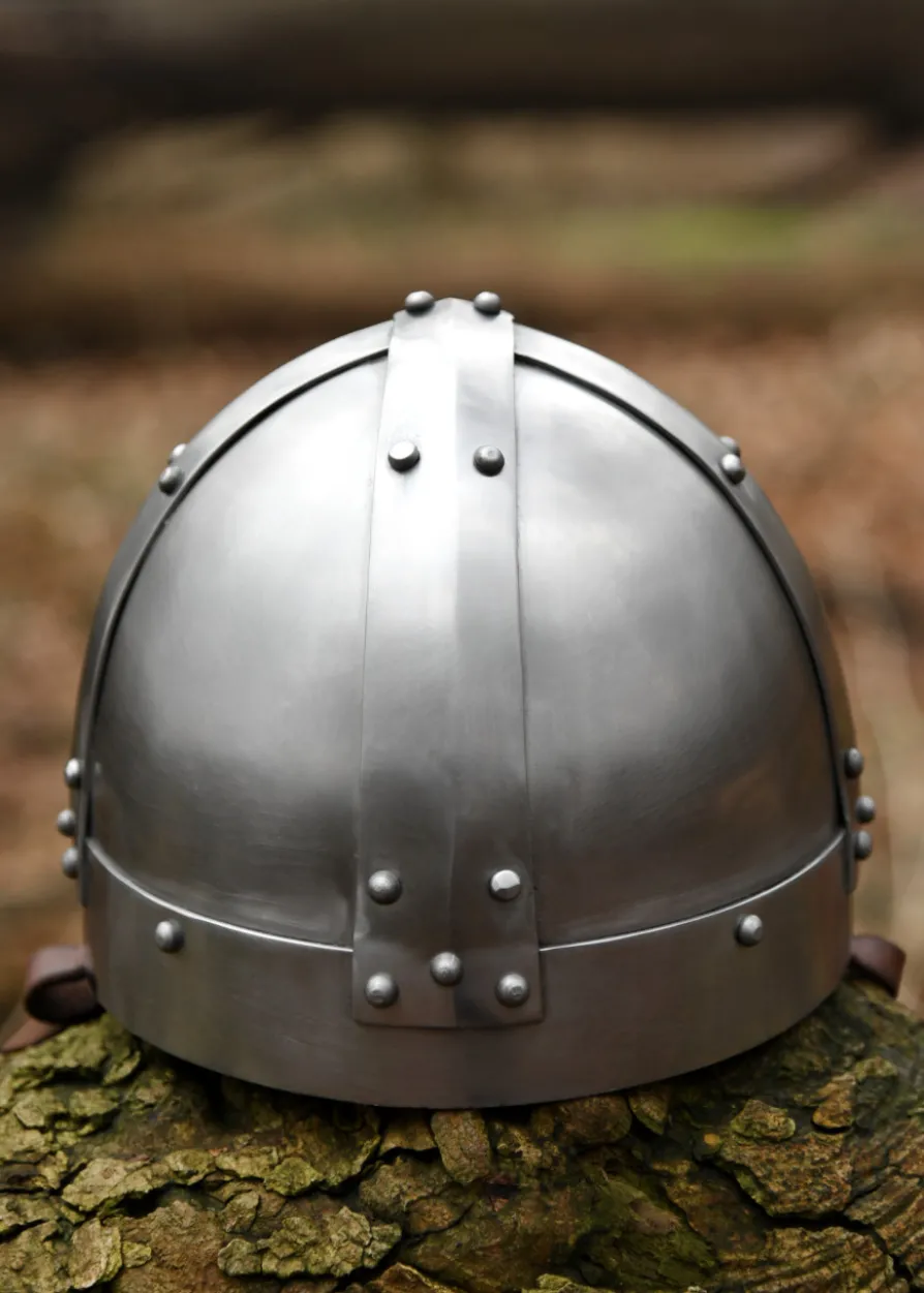 Spangenhelm mit Nasal, 2 mm Stahl