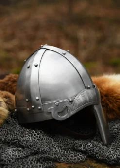 Spangenhelm mit Nasal, 2 mm Stahl