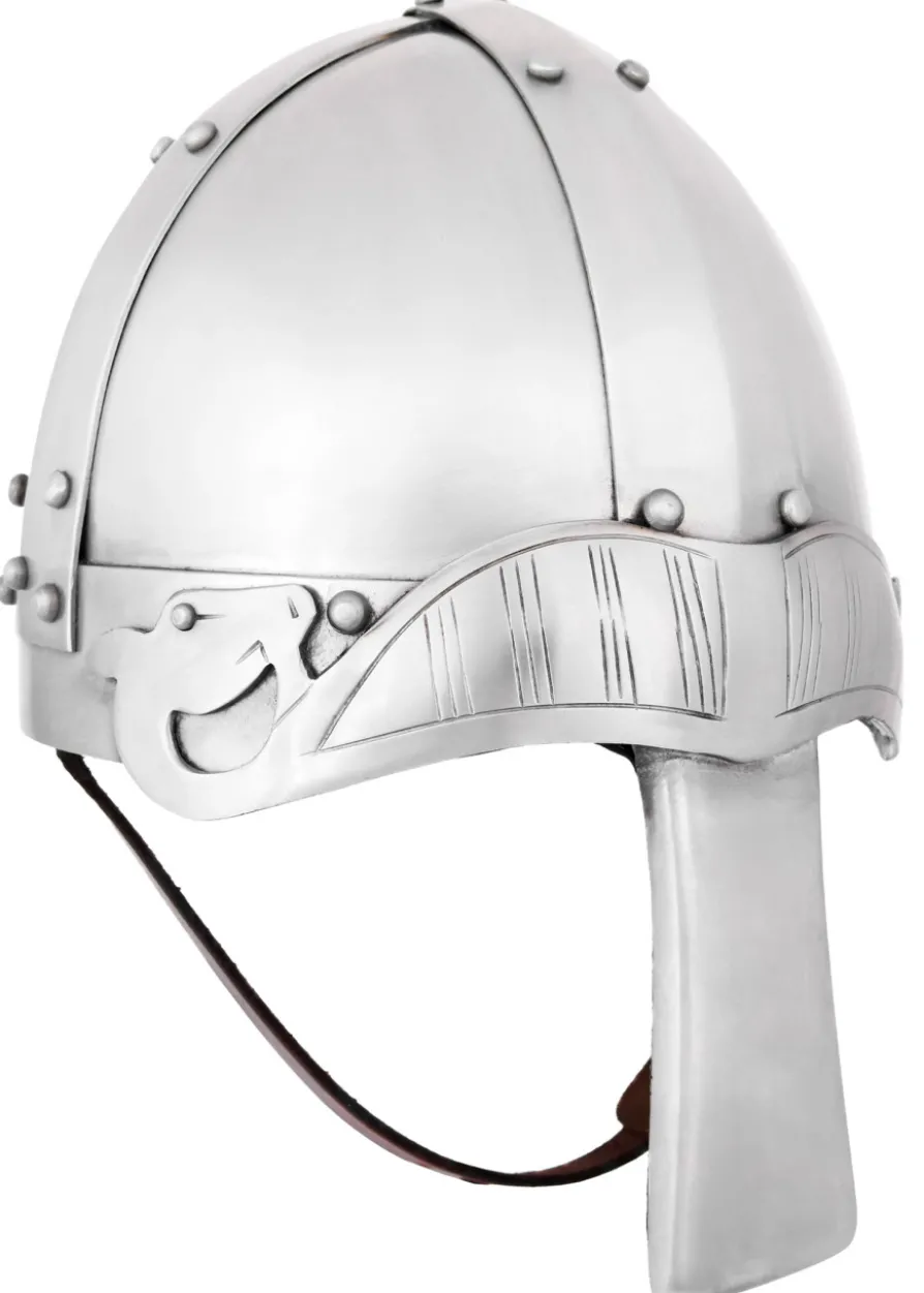Spangenhelm mit Nasal, 2 mm Stahl