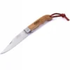 Sportliches Taschenmesser mit Linerlock + Lederschlaufe